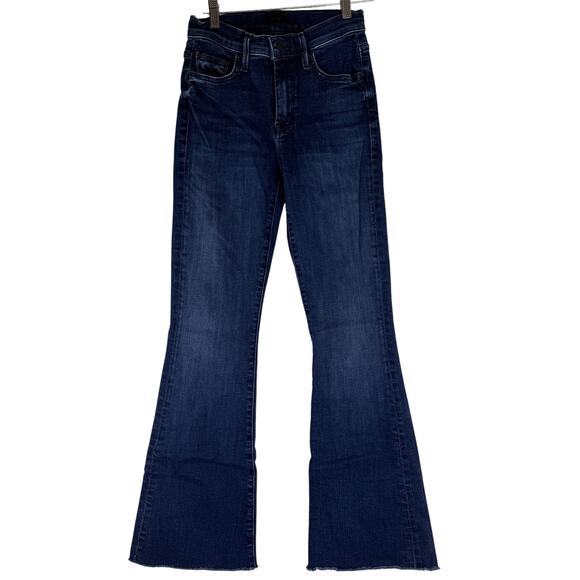 Mother Jeans The Weekender Fray Wide Leg Flare Jeans Size 25 - Picture 1 of 10